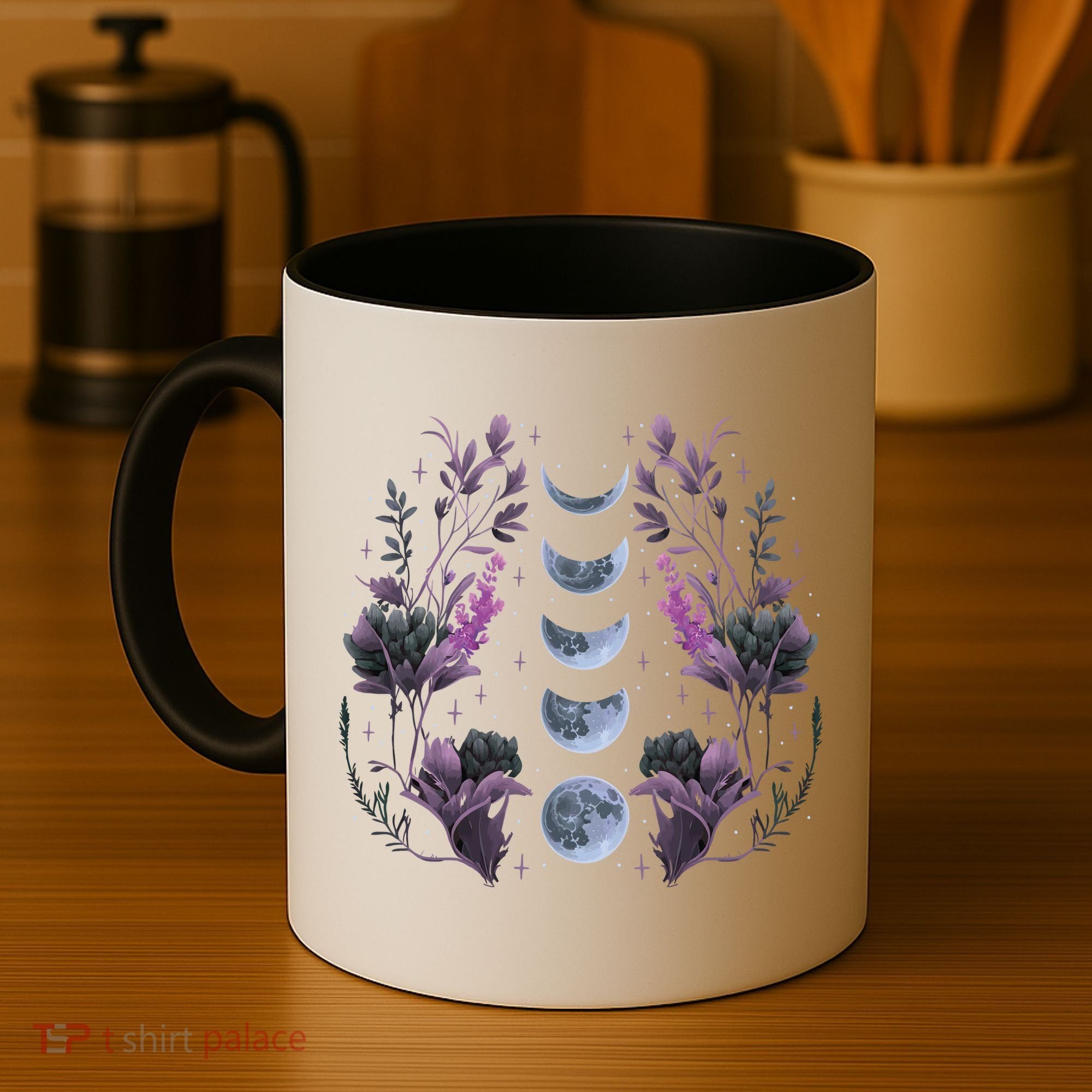 Dark Moon Phases Coffee Mug