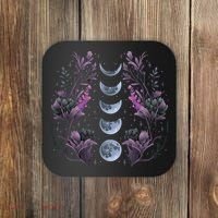 Dark Moon Phases Coaster thumb 0