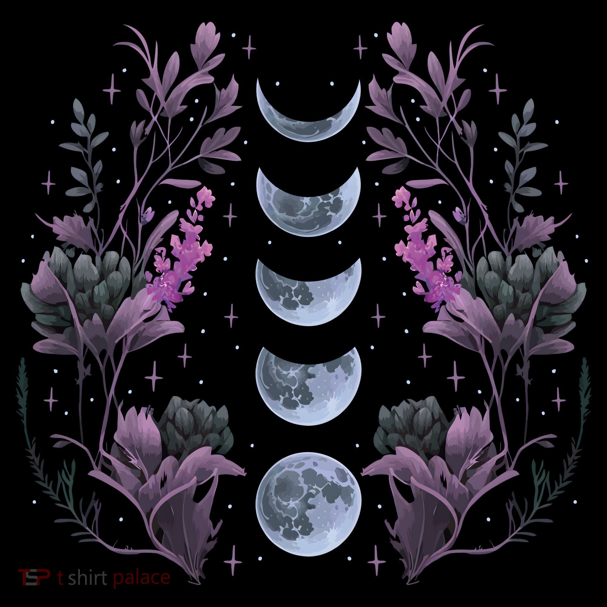 Dark Moon Phases Women's Hoodie