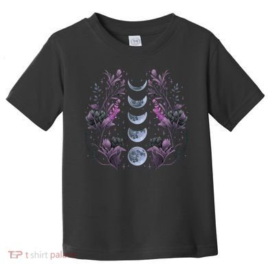 Dark Moon Phases Toddler T-Shirt