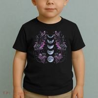 Dark Moon Phases Toddler T-Shirt thumb 2