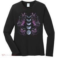 Dark Moon Phases Women's Long Sleeve Shirt thumb 0