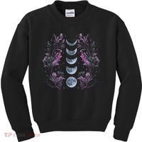 Dark Moon Phases Kids Sweatshirt thumb 0