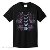 Dark Moon Phases Kids T-Shirt thumb 0