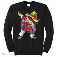 Dabbing Mexican Poncho Cinco De Mayo Boys Men Sombrero Dab Sweatshirt thumb 0
