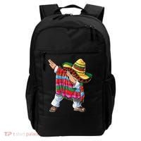 Dabbing Mexican Poncho Cinco De Mayo Boys Men Sombrero Dab Backpack thumb 0