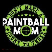 Don't Make Paintball Mom Count To Three Shooting Great Gift Women's Hoodie thumb 2