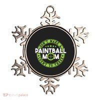 Don't Make Paintball Mom Count To Three Shooting Great Gift Ornament thumb 0