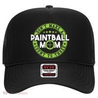 Don't Make Paintball Mom Count To Three Shooting Great Gift Hat thumb 0