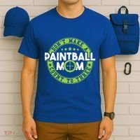 Don't Make Paintball Mom Count To Three Shooting Great Gift T-Shirt thumb 6