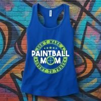 Don't Make Paintball Mom Count To Three Shooting Great Gift Women's Tank Top thumb 3