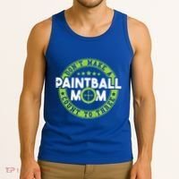 Don't Make Paintball Mom Count To Three Shooting Great Gift Tank Top thumb 3