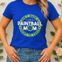 Don't Make Paintball Mom Count To Three Shooting Great Gift Women's T-Shirt thumb 2