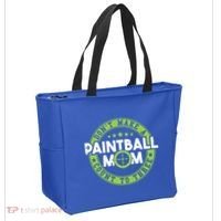 Don't Make Paintball Mom Count To Three Shooting Great Gift Tote Bag thumb 2