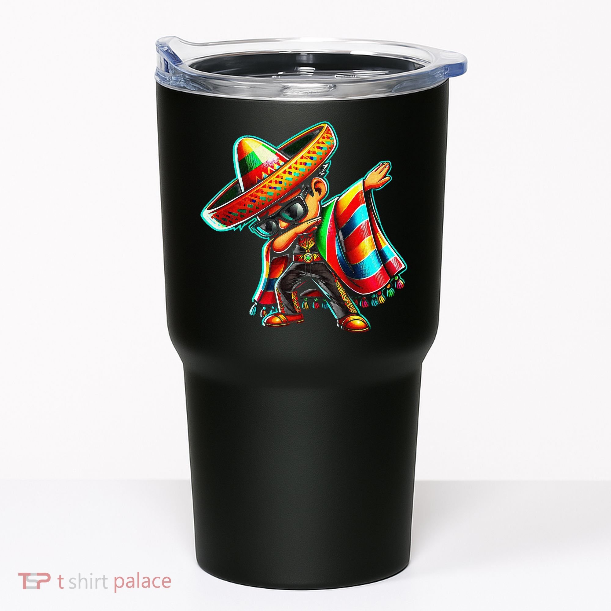 Dabbing Mexican Poncho Cinco De Mayo Tumbler