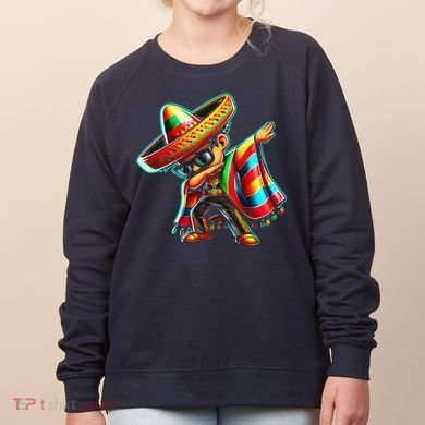 Dabbing Mexican Poncho Cinco De Mayo Women's Sweatshirt