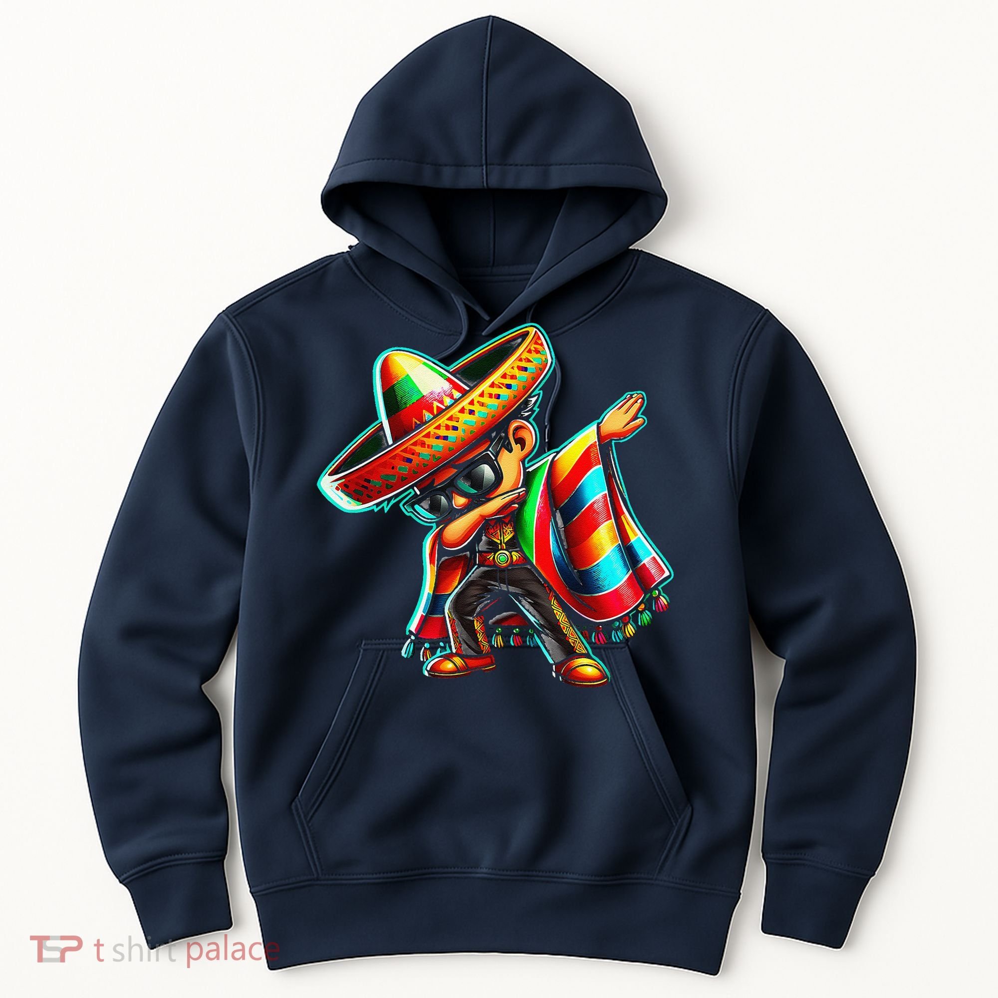 Dabbing Mexican Poncho Cinco De Mayo Hoodie