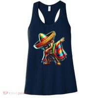 Dabbing Mexican Poncho Cinco De Mayo Women's Tank Top thumb 0