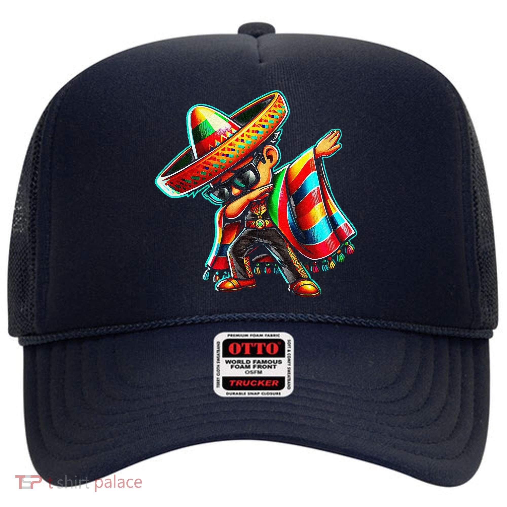Dabbing Mexican Poncho Cinco De Mayo Hat