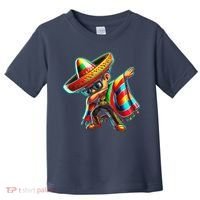 Dabbing Mexican Poncho Cinco De Mayo Toddler T-Shirt thumb 0