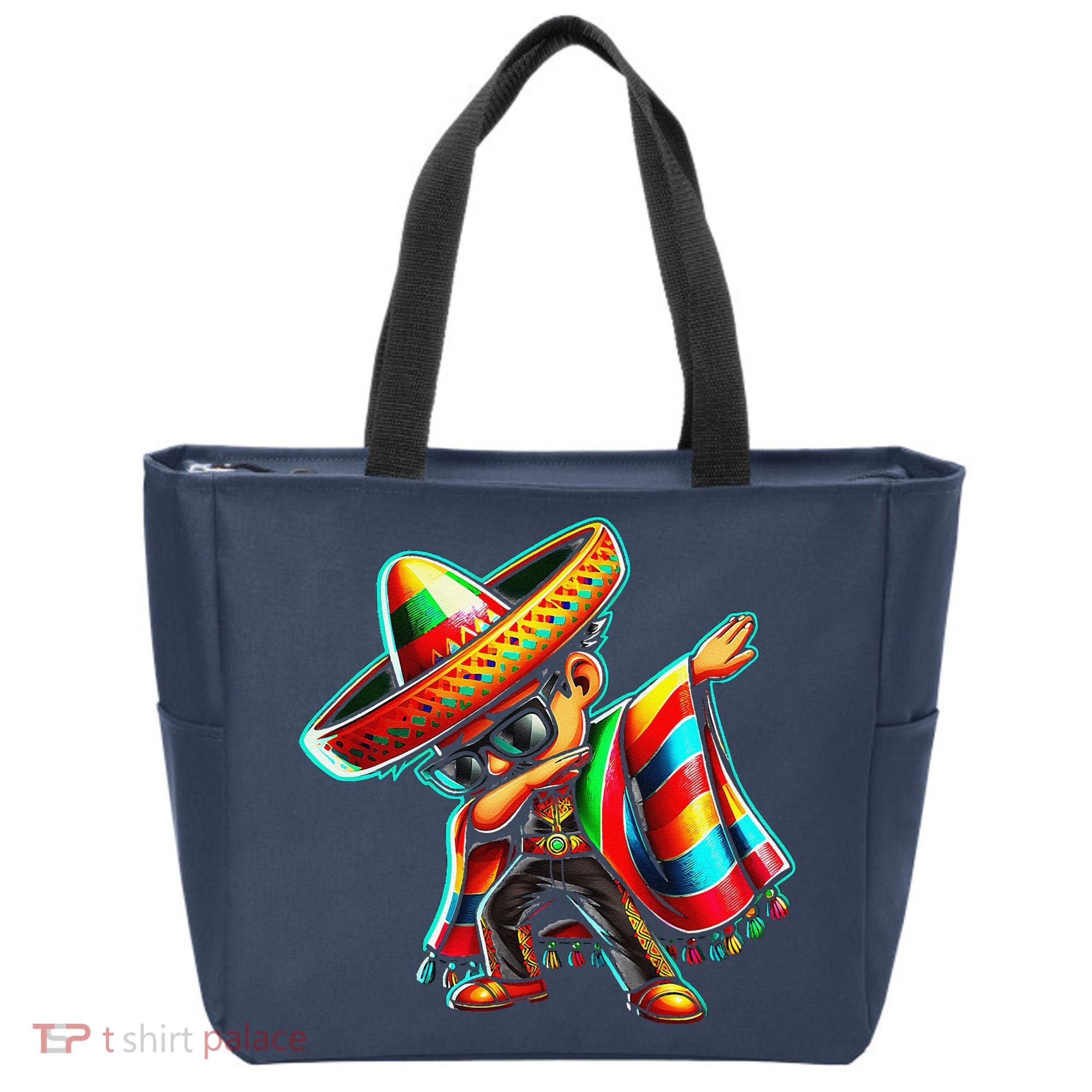 Dabbing Mexican Poncho Cinco De Mayo Tote Bag