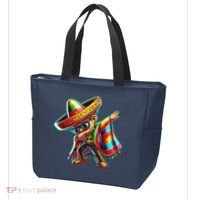 Dabbing Mexican Poncho Cinco De Mayo Tote Bag thumb 3