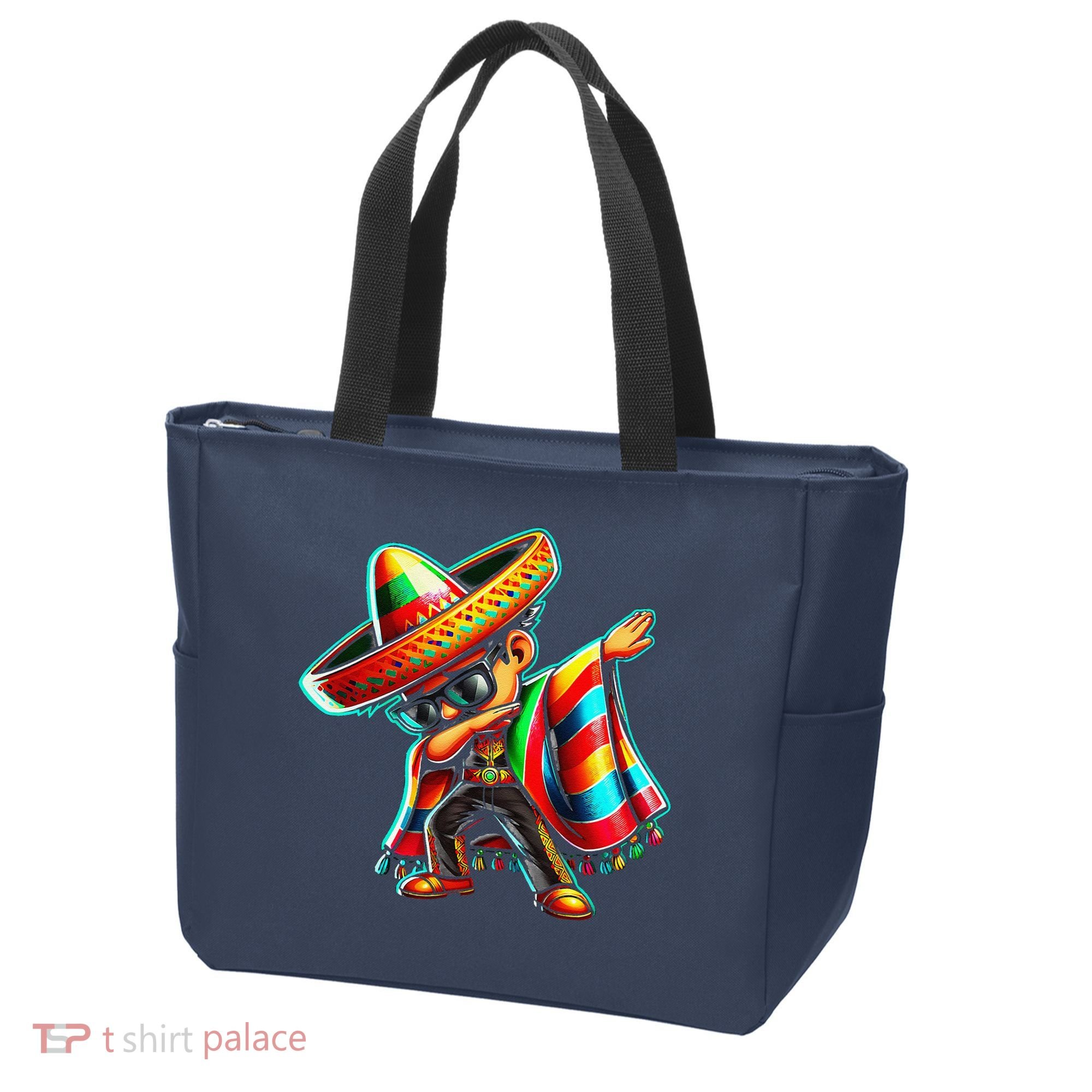 Dabbing Mexican Poncho Cinco De Mayo Tote Bag