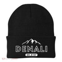 Denali Mountain Peak Elevation Alaska National Park Beanie thumb 0