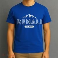 Denali Mountain Peak Elevation Alaska National Park T-Shirt thumb 3