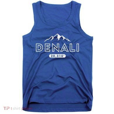 Denali Mountain Peak Elevation Alaska National Park Tank Top