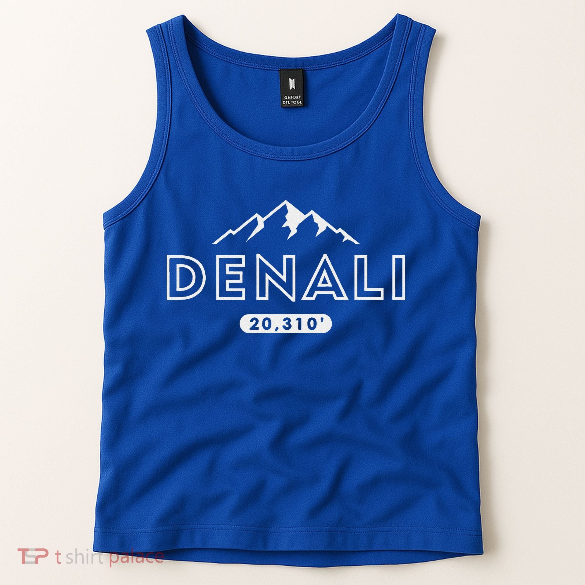 Denali Mountain Peak Elevation Alaska National Park Tank Top