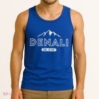 Denali Mountain Peak Elevation Alaska National Park Tank Top thumb 3