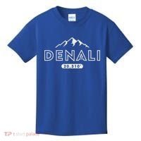 Denali Mountain Peak Elevation Alaska National Park Kids T-Shirt thumb 0