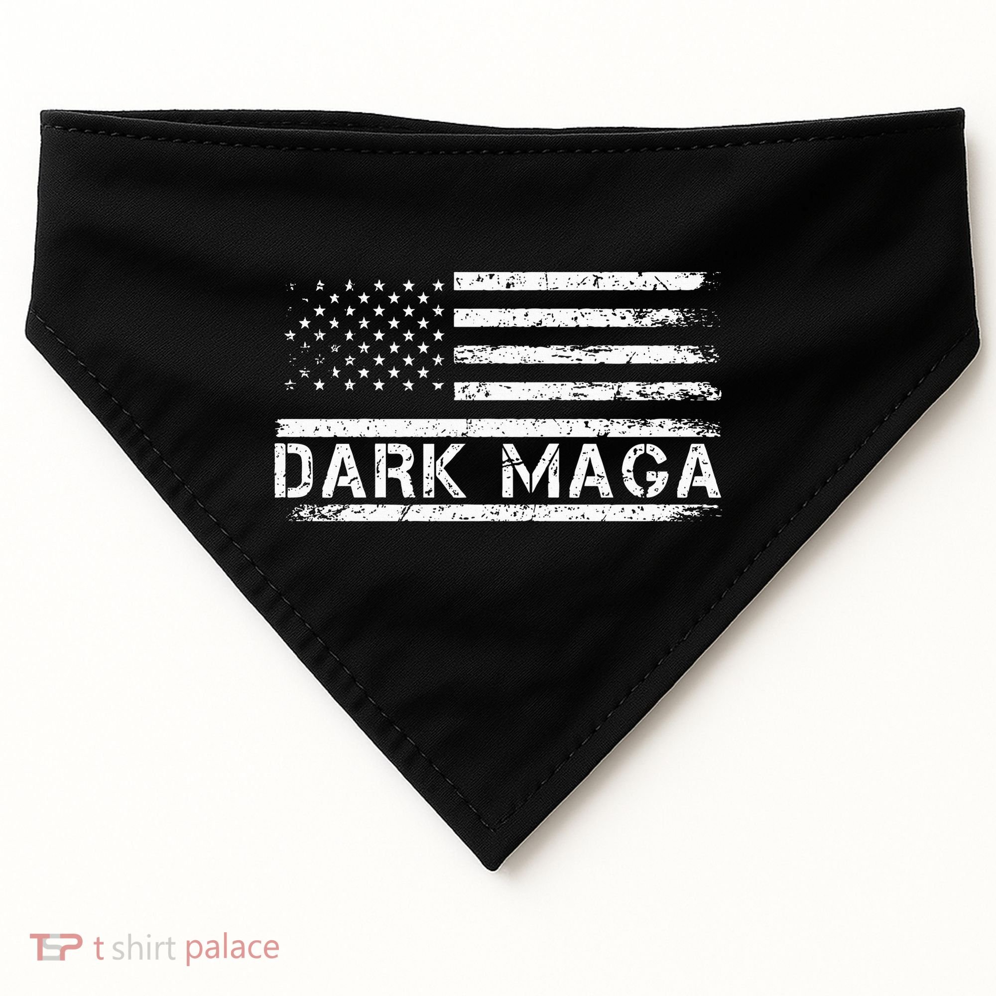 Dark Maga Patriotic Trump Republicans Conservatives Apparel USA-Made Doggie Bandana
