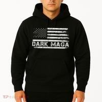 Dark Maga Patriotic Trump Republicans Conservatives Apparel Hoodie thumb 2