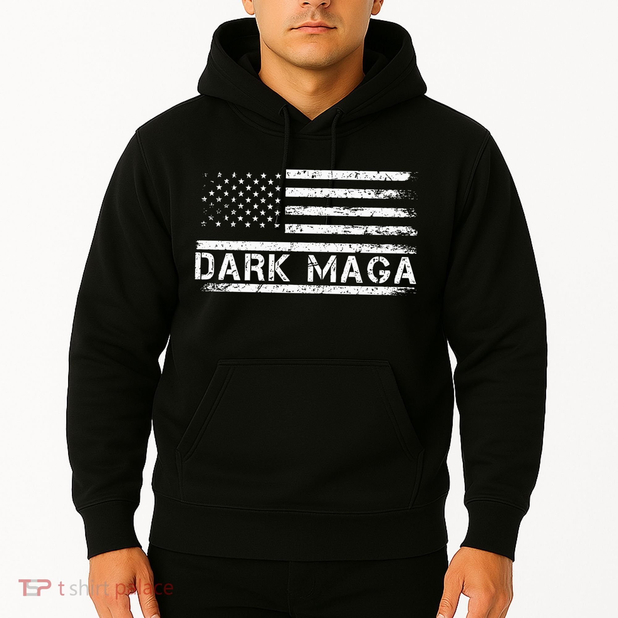Dark Maga Patriotic Trump Republicans Conservatives Apparel Hoodie
