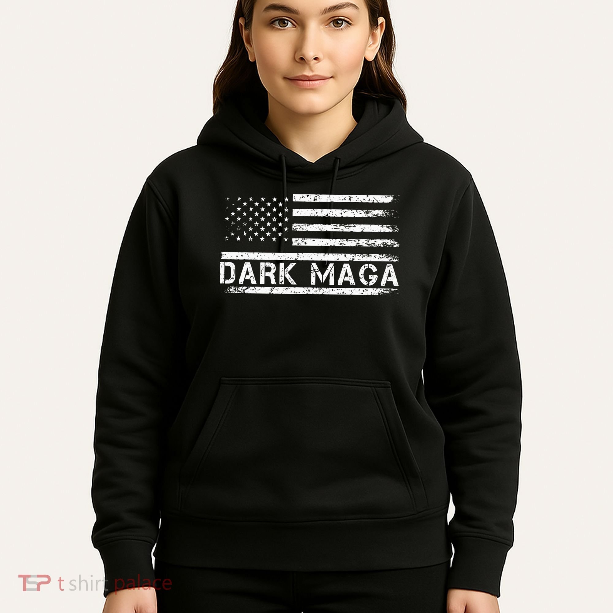 Dark Maga Patriotic Trump Republicans Conservatives Apparel Hoodie
