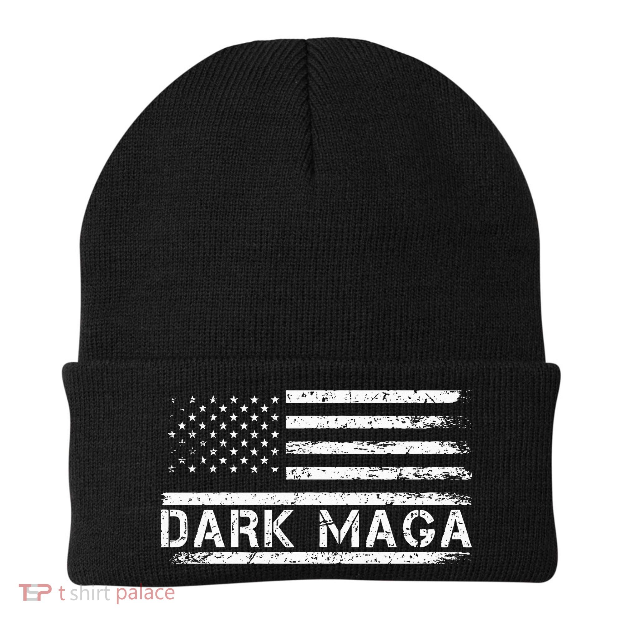 Dark Maga Patriotic Trump Republicans Conservatives Apparel Beanie