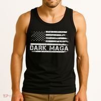 Dark Maga Patriotic Trump Republicans Conservatives Apparel Tank Top thumb 3
