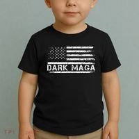 Dark Maga Patriotic Trump Republicans Conservatives Apparel Toddler T-Shirt thumb 2