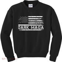 Dark Maga Patriotic Trump Republicans Conservatives Apparel Kids Sweatshirt thumb 0