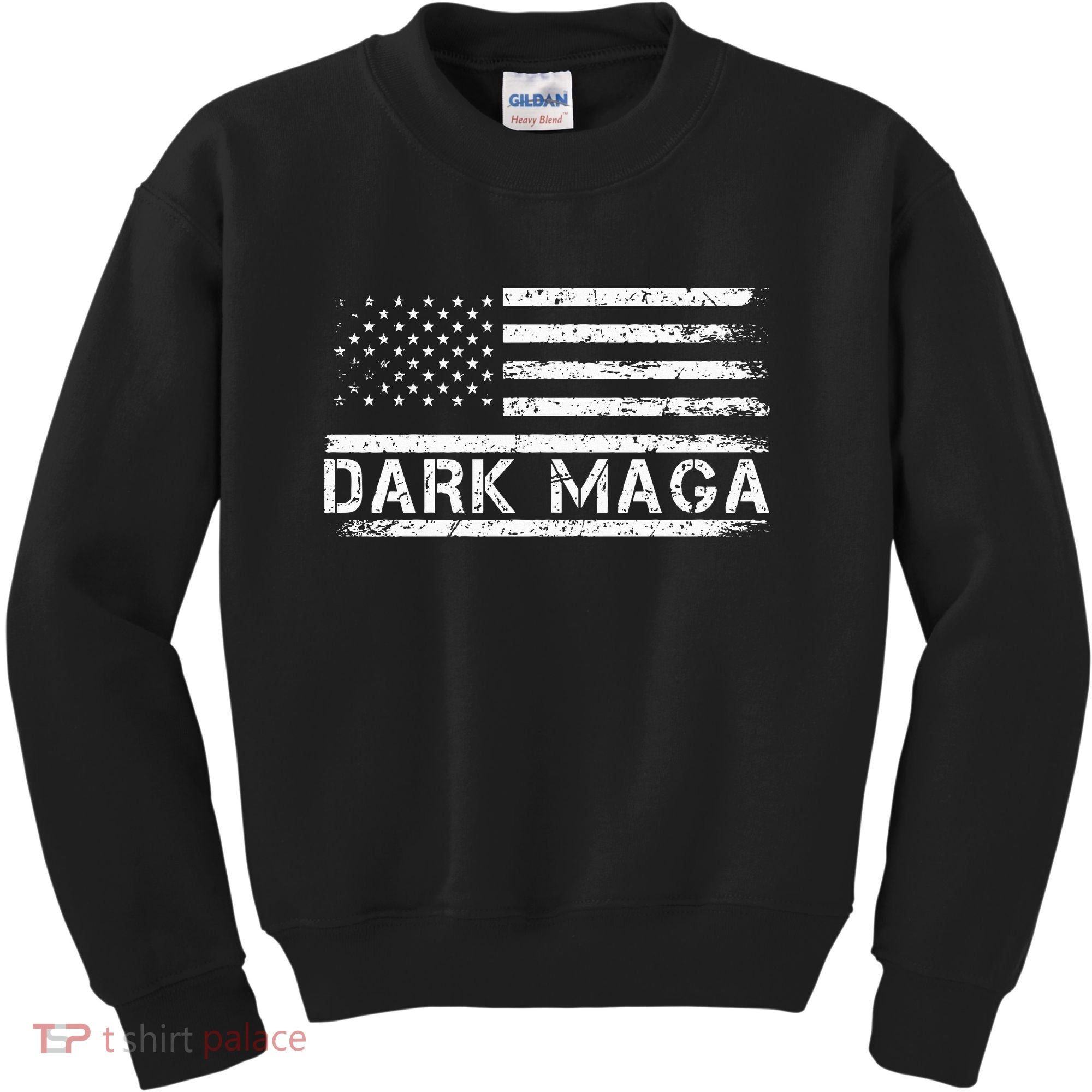 Dark Maga Patriotic Trump Republicans Conservatives Apparel Kids Sweatshirt