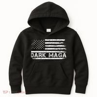Dark Maga Patriotic Trump Republicans Conservatives Apparel Kids Hoodie thumb 0