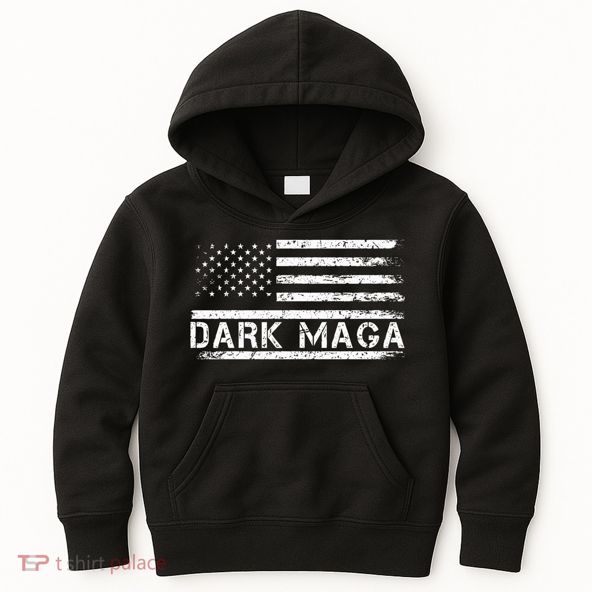 Dark Maga Patriotic Trump Republicans Conservatives Apparel Kids Hoodie