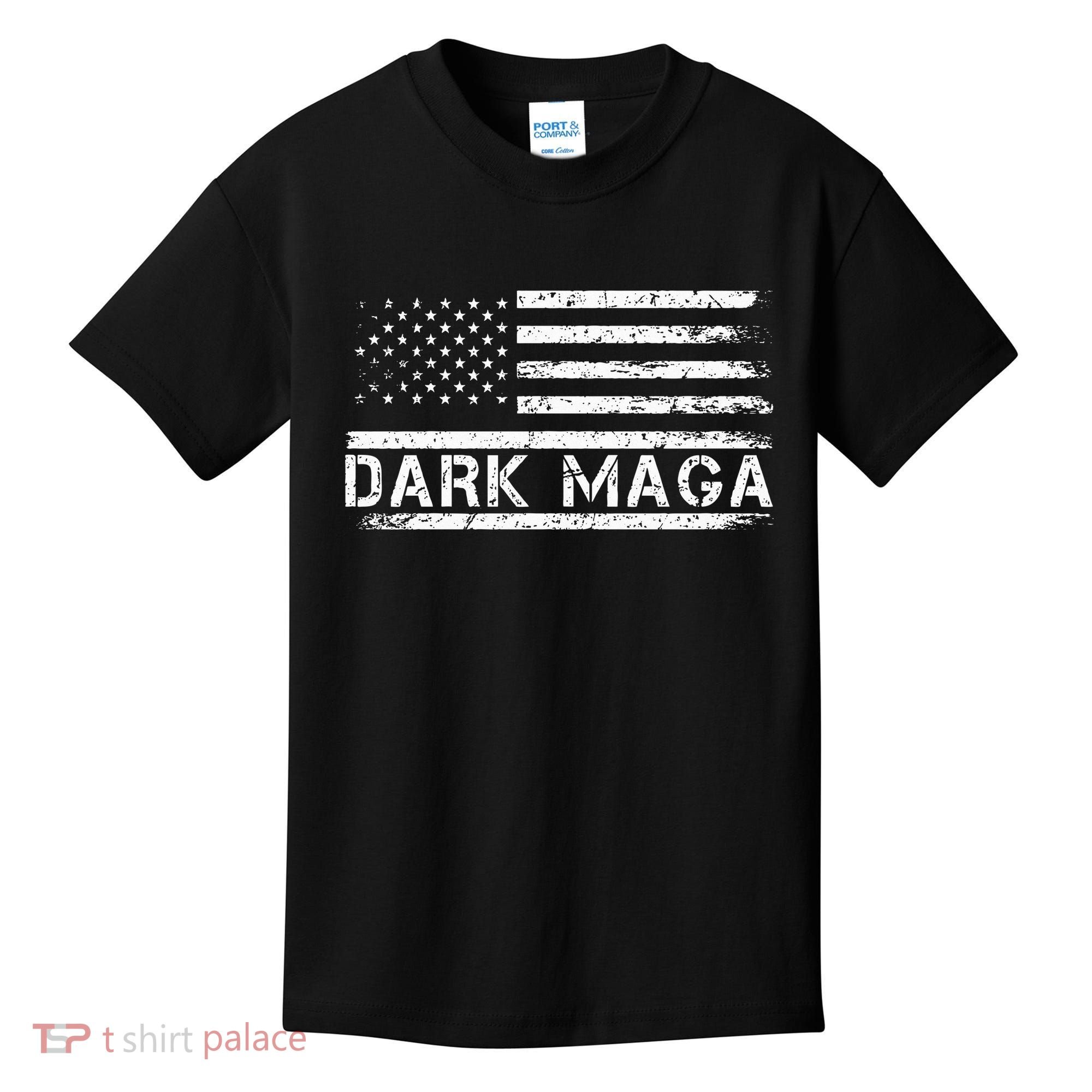 Dark Maga Patriotic Trump Republicans Conservatives Apparel Kids T-Shirt