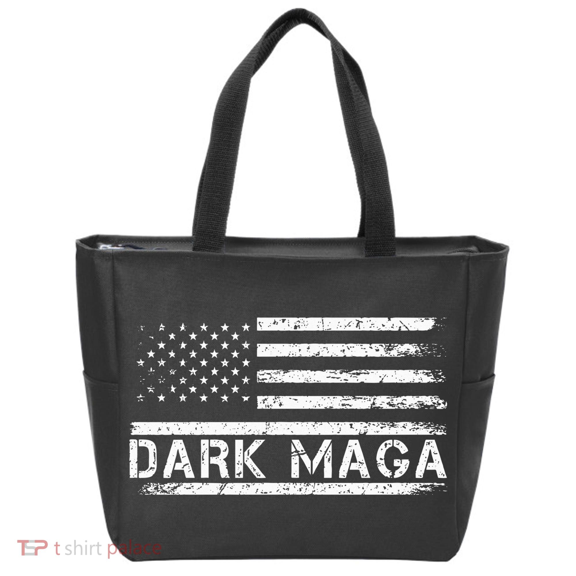 Dark Maga Patriotic Trump Republicans Conservatives Apparel Tote Bag