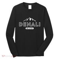 Denali Mountain Peak Elevation Alaska National Park Long Sleeve Shirt thumb 0
