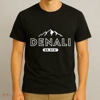 Denali Mountain Peak Elevation Alaska National Park T-Shirt thumb 3