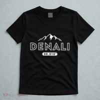 Denali Mountain Peak Elevation Alaska National Park T-Shirt thumb 5