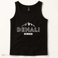 Denali Mountain Peak Elevation Alaska National Park Tank Top thumb 2